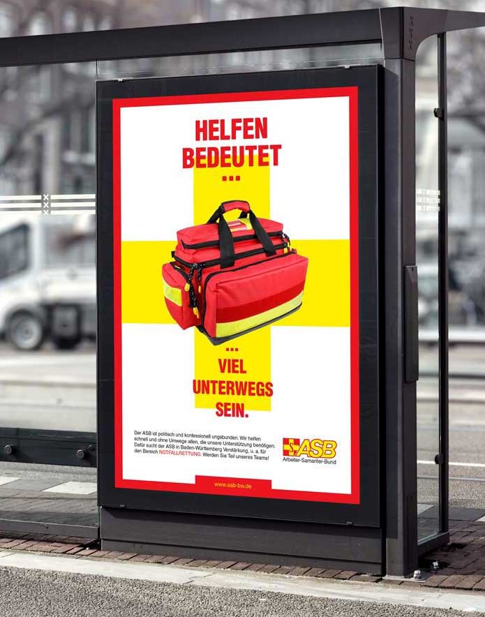 Arbeiter Samariter Bund Recruiting-Kampagne